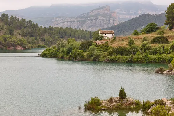 Reservoarlandskap Cortes Pallas Området Valencia Spanien — Stockfoto