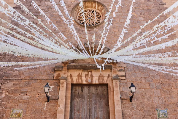 Fachada Capela Sant Bartomeu Valldemossa Ilha Maiorca Espanha — Fotografia de Stock