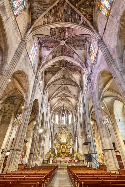 Santa Margarita Katedralen Interiör Palma Mallorca Spanien — Stockfoto