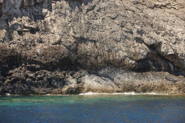 gramvousa Yarımadası'nda Girit kıyı şeridi. Yunanistan
