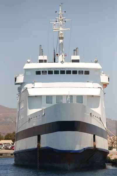 Ferry at Kissamos port in Crete. Greece — Stock Photo, Image