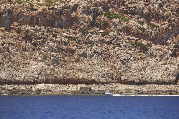 Cretan coastline in Gramvousa peninsula. Greece — Stock Photo, Image