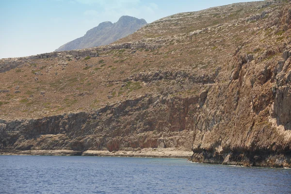 Costa cretese nella penisola di Gramvousa. Grecia — Foto Stock