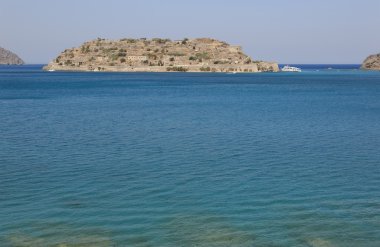 elounda yakınındaki Girit Adası spinalonga. Yunanistan