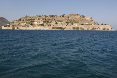 elounda yakınındaki Girit Adası spinalonga. Yunanistan