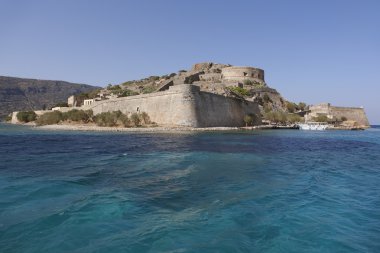 elounda yakınındaki Girit Adası spinalonga. Yunanistan
