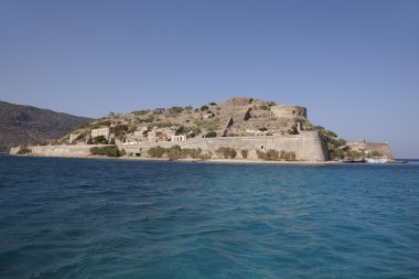 elounda yakınındaki Girit Adası spinalonga. Yunanistan