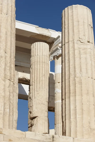 Acropolis of Athens. Peisistratus Portico. Greece — Stock Photo, Image