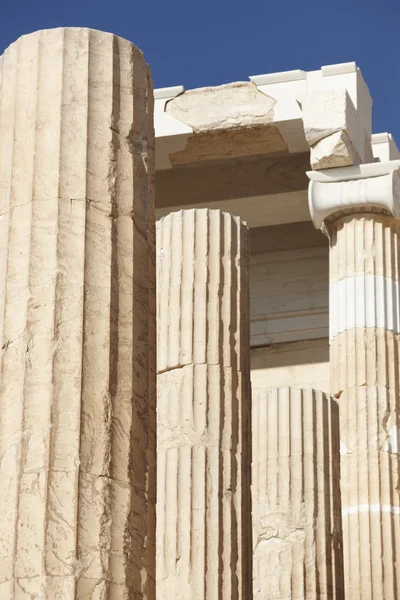 Akropolis van Athene. Peisistratus de Portico. Griekenland — Stockfoto