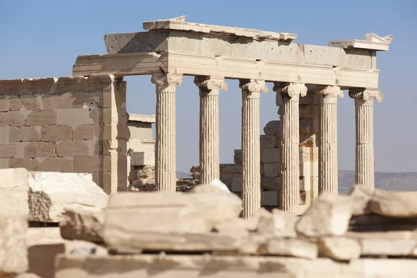 Acrópolis de Atenas. Columnas de Erectheion. Países Bajos — Foto de Stock