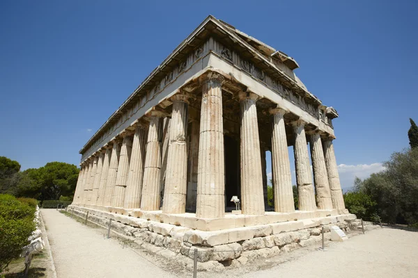 Chrám ephesto v Aténách. Řecko — Stock fotografie