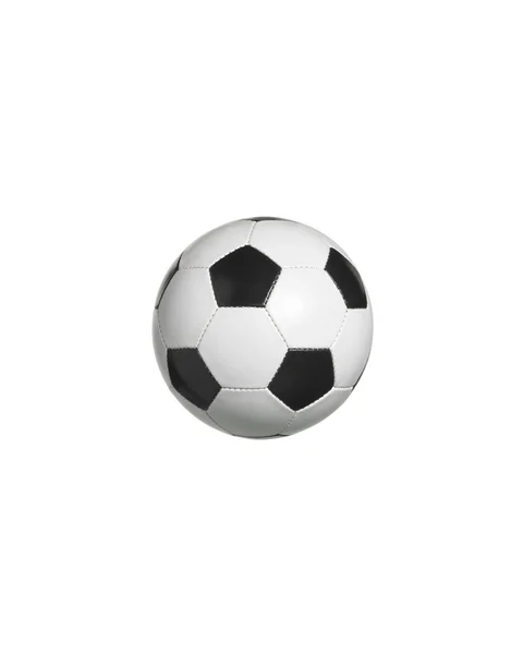 Bola de futebol isolada em branco. Vertical — Fotografia de Stock