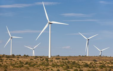 Rüzgar enerjisi ve kırsal kesimde yel değirmenleri. İspanya