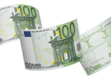 Yüz beyaz izole kolaj bill