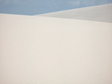 Dunes manzarada Lencois Maranhenses. Brezilya