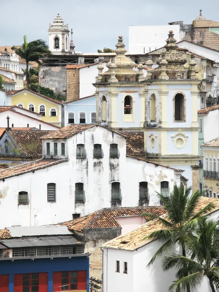 Vy över Pelourinho. Salvador da Bahia. Brasilien — Stockfoto