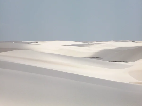 Dunes and lakes landscape in Lencois Maranhenses. Brazil — Stock Photo, Image