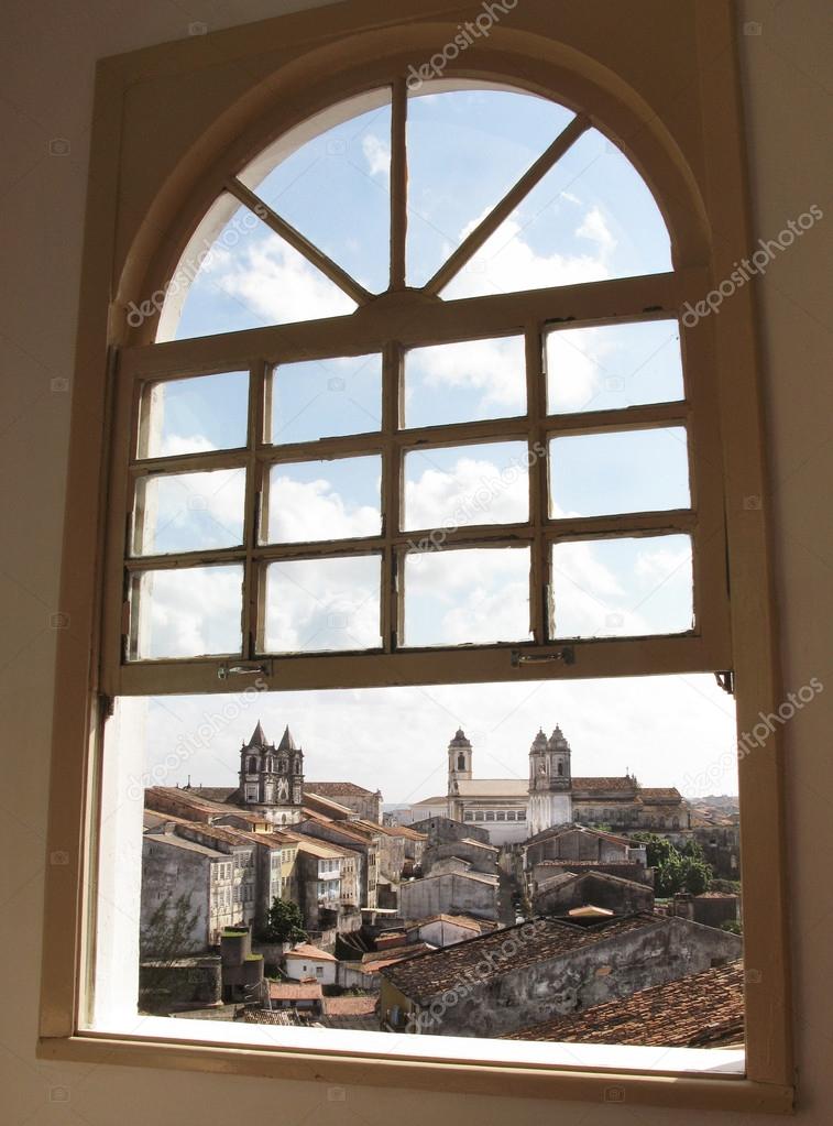 View of Salvador da Bahia from a window