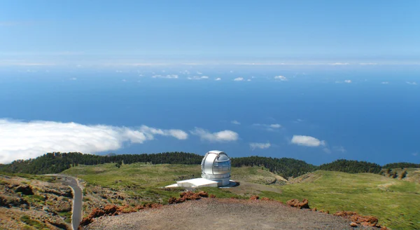 Obserwatorium Astronomiczne w Roque de los Muchachos. La Palma. Sp — Zdjęcie stockowe