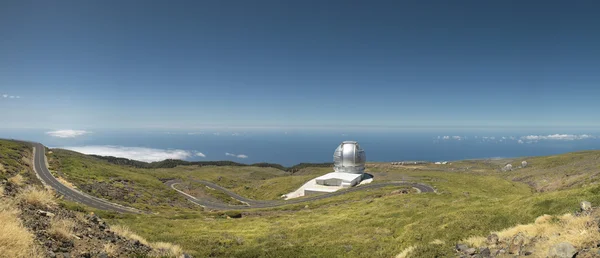 Teleskop i Roque de los Muchachos. La Palma. Spanien — Stockfoto