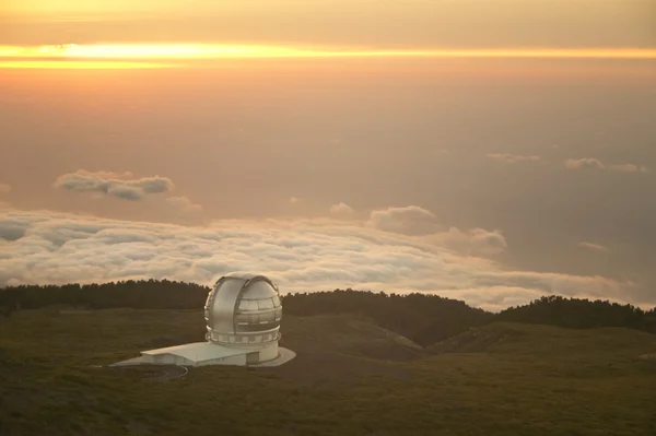 Telescope in Roque de los Muchachos. La Palma. Spain — Stock Photo, Image