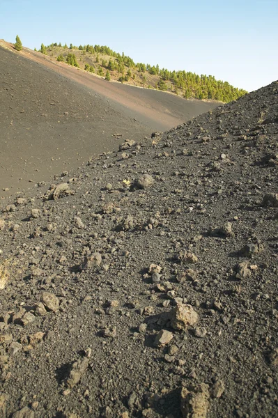 Vulkaniska landskapet i La Palma. Kanarieöarna. Spanien — Stockfoto