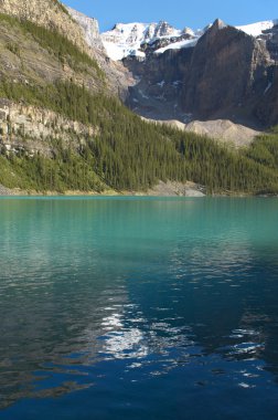 Buzultaş göl manzara. Alberta. Kanada. 