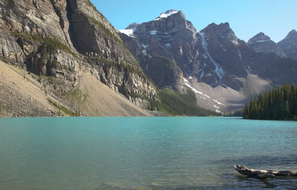 Moraine lake landskap. Alberta. Kanada. — Stockfoto