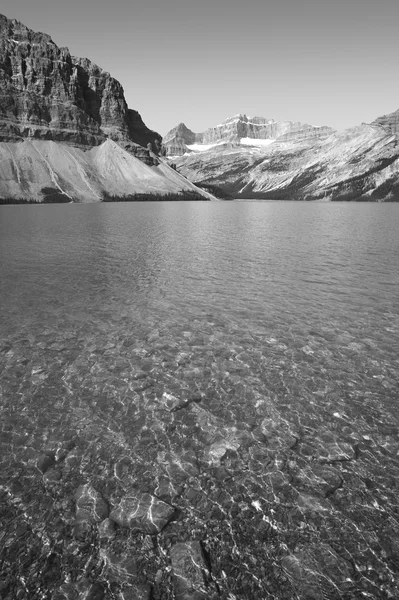 Kanadensiska landskap med Bow lake. Alberta. Kanada — Stockfoto