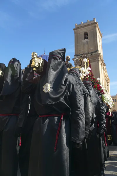 Processione di Pasqua a Elche, Alicante, Valencia. Spagna — Foto Stock