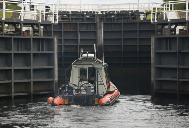 Caledonian kanal tekne ve İskoçya'da kilit