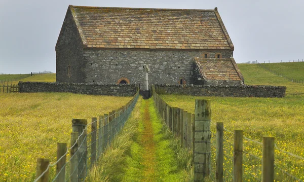 Antique scottish church in Lewis isle. St. Moluag. Scotland — Stock Photo, Image