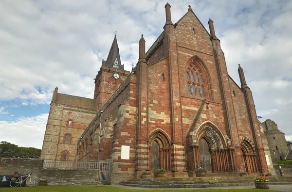 Schottische Kirche in kirkwall, orkney. st magnus. Schottland. uk — Stockfoto