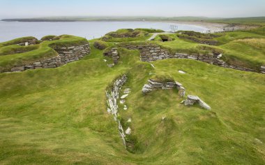 Orkney İskoç Tarih öncesi site. Skara Brae. İskoçya