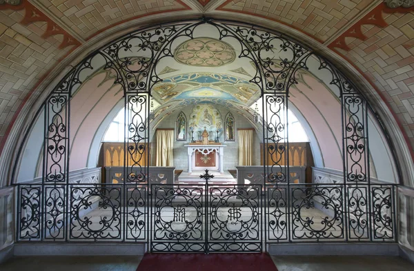 Intérieur de la chapelle Lamb Holm dans les Orcades. L'Écosse. Royaume Uni — Photo
