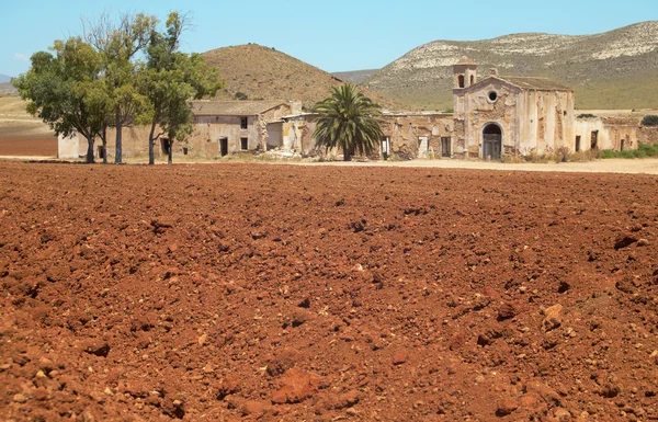 Ruines de ferme andalouse à Almeria. Cortijo del Fraile. Espagne — Photo