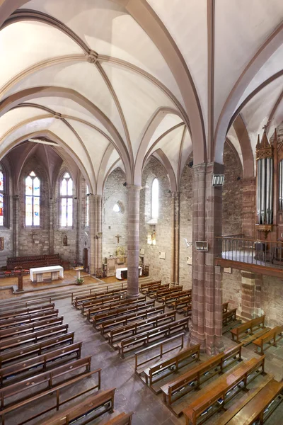 Notre Dame Du Bout Du Pont chiesa interno in Francia — Foto Stock