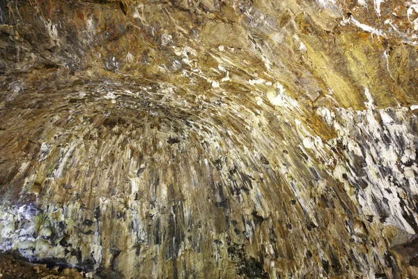 特塞拉岛的火山洞穴画廊。亚速尔群岛。阿尔加-多·卡瓦 — 图库照片