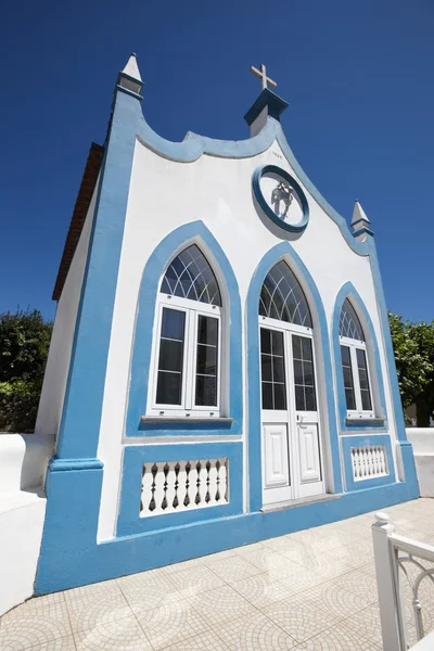 Traditional Azores catholic chapel in Santo Antao. Sao Jorge. Po — Stock Photo, Image
