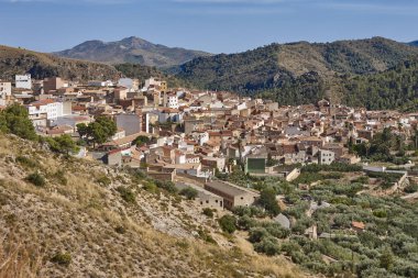 Picturesque spanish village of Lietor. Albacete. Castilla La Mancha. Spain
