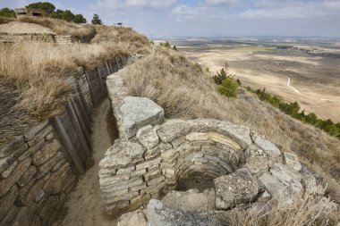 Siper. İspanyol iç savaşı, Monte Irazo pozisyonu. Huesca. İspanya