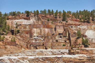 Rusty, Riotinto 'yu aç. Huelva, Endülüs. İspanya