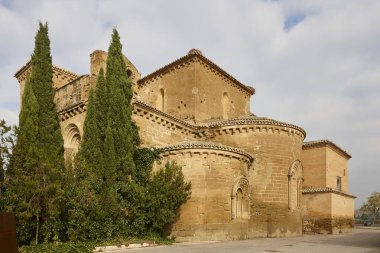 Santa Maria de Sijena 'daki Roma manastırı. Huesca, İspanya