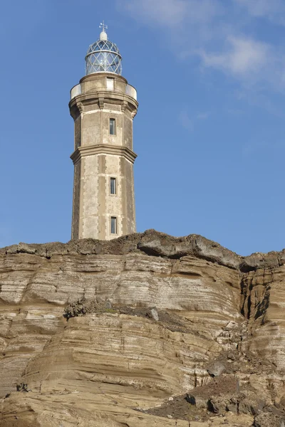 Lighthouse in Ponta dos Capelinhos. Faial island. Azores archipe — Stock Photo, Image