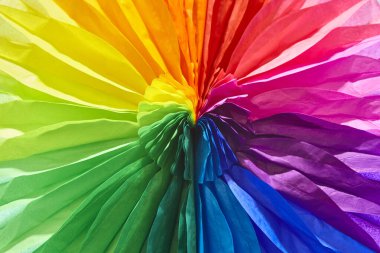 Çok renkli kağıt arkaplan. LGTB renk dekorasyonu. Renkli geometrik tasarım