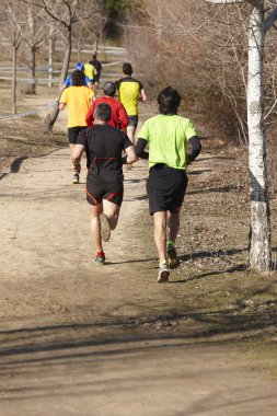 Üst düzey Atletizm kaçakçıları bir yarış. Açık devre