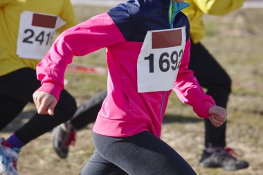 Genç atletik kaçakçıları bir yarış. Açık devre
