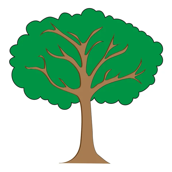 Drzewo graficzny ilustracja — Wektor stockowy