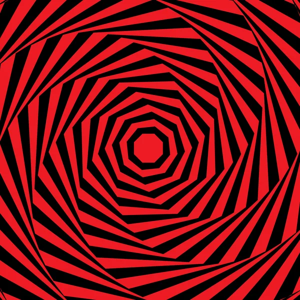 Spirale op art fond — Image vectorielle