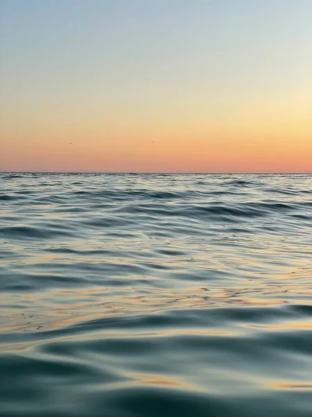 Sea Horizon Sunset Surface — Stock Photo, Image